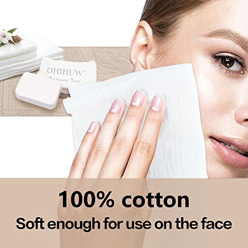 Disposable Towel Thicker Style Magic Compressed Towel Large Size Coin Tissue Portable Washcloth Reusable for Travel Camping Hiking Outdoor Sports ohihuw