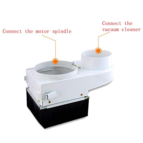 Upgrade Spindle Dust Cover Brush For CNC Router Engraving Machine, Diameter 65mm-125mm CNC Dust Collector (Diameter 65mm) JIAN YA NA