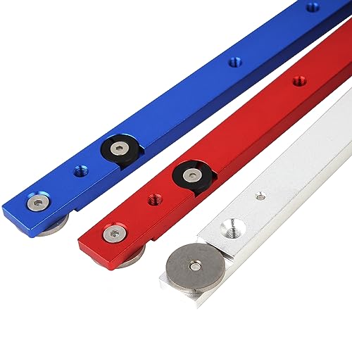 KETIPED Aluminium Alloy Miter Bar Clamping Tool Slider Table Saw Gauge Rod T-Slot Track Bar Rail for Router Tables and Woodworking,300mm-Blue KETIPED