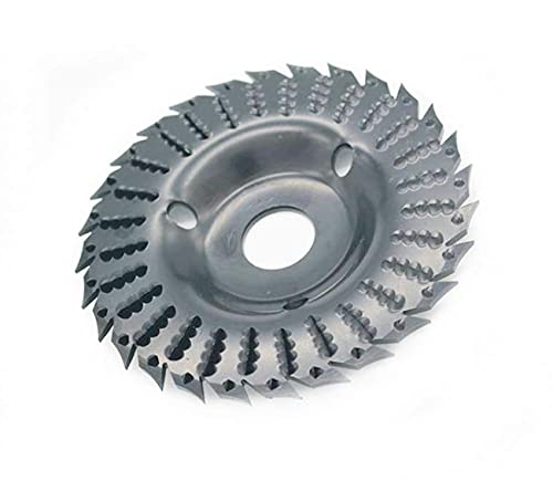 Szliyands Wood Carving disc, Grinder Wood Tungsten Carbide Grinding Wheel Grinder Shaping Disc Bore Wood Sanding Carving Tool Woodworking Angle Szliyands