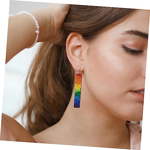 VILLCASE 5 Sets Blank Wood Earrings Unfinished Earring Pendants Blank Earring Unfinished Earring Tags Earring Jump Rings Earring Blanks Earring VILLCASE