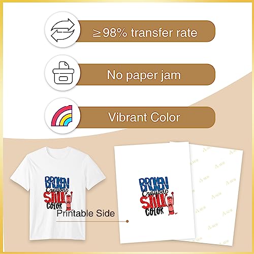 A-SUB Sublimation Starter Kit with Sublimation Paper and Sublimation Ink, 120g Sublimation Paper 8.5X11 Inch and 480ML CMYK Sublimation Ink Bundle A-SUB