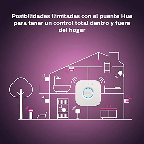 Philips Hue Go White and Color Portable Dimmable LED Smart Light Table Lamp (Requires Hue Hub, Works with Alexa, HomeKit and Google Assistant), White PHILIPS