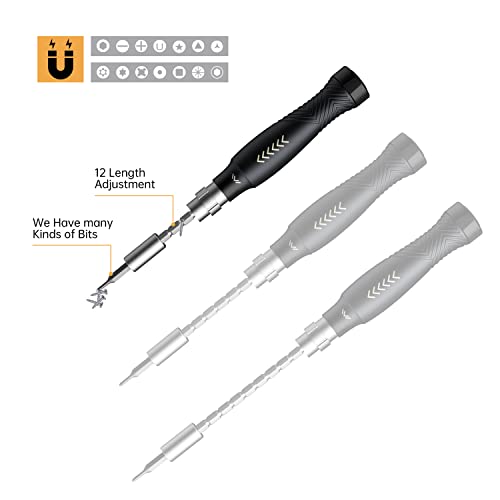 JAKEMY 164 in 1 Laptop Screwdriver Kit, Professional Computer Precision Screwdriver Repair Kit with T5 Torx Screwdriver for MacBook, iPhone, Watch, JAKEMY