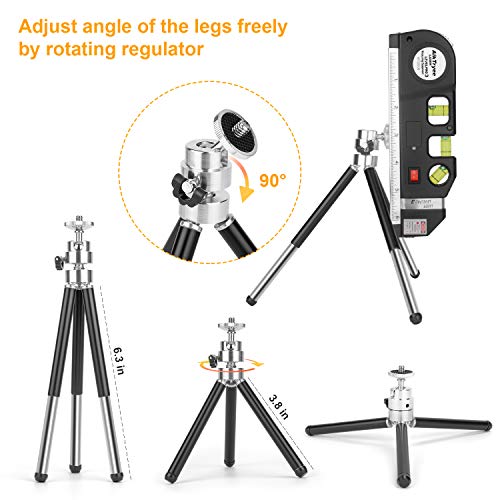 Laser Level Tool Multipurpose Laser Level Line Laser Kit With triangle bracket for Picture Hanging, cabinets Walls by AikTryee AikTryee