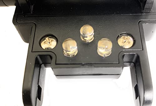 Bauer Bench grinder eye shield glass and brackets 2 sets(OEM) Replacement with Built- in LED lights-2021 Gitachi