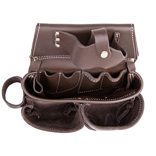 LAUTUS Top Grain Leather Heavy Duty Tool Belt/Pouch/Bag, Framer, Carpenter, Construction, Framers, Handyman, Electrician LAUTUS