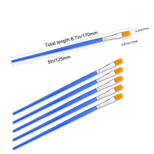 AROIC Paint Brushes Set,120 pcs Nylon Hair Brushes for Acrylic Oil Watercolor Artist Professional Painting Kits AROIC