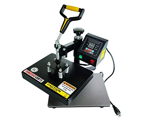 Transfer Crafts by Jacobson Products – 9 x 12 Inch T-Shirt Digital Sublimation Heat Press Machines for T Shirt Printing and Heat Transfers – 9" x 12" Jacobson Products