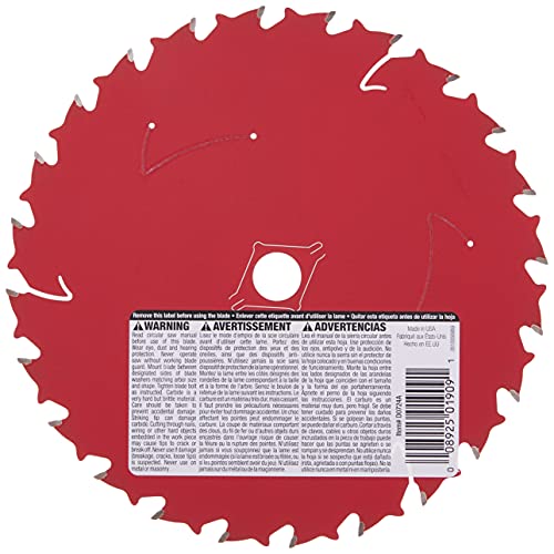 Diablo D0724A 7-1/4in 24T ATB Framing Saw Blade 5/8in & Diamond Knockout Arbor Freud