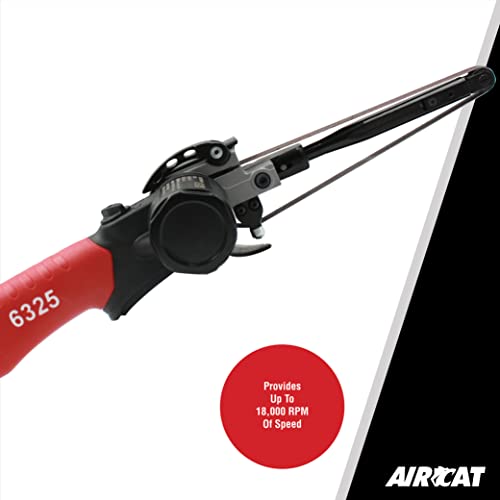 AIRCAT Pneumatic Tools 6325: .6 HP 1/2" x 18" Composite Belt Sander AIRCAT