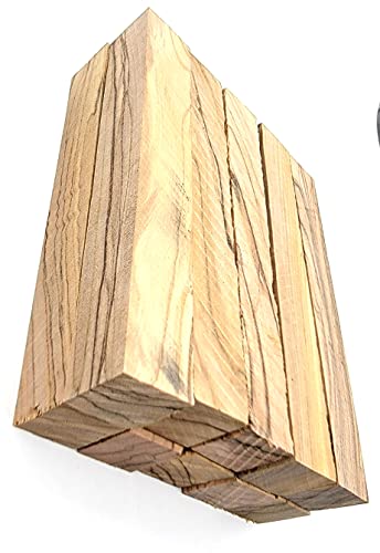 Zuluf Holy Land Olive Wood Pen Blanks for Turning Authentic Olive Wood Blanks Bundle 3/4" x 3/4" x 5-1/2", Set of 10 - Premium Wooden Pen Blanks Zuluf