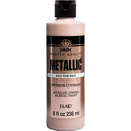 FolkArt Paint, 8 oz, Metallic Rose Gold FolkArt
