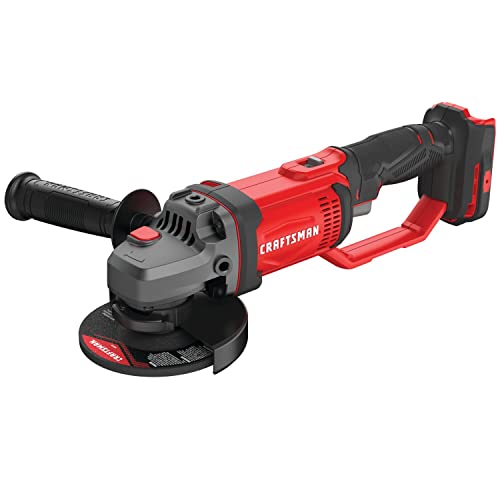 CRAFTSMAN V20* Angle Grinder, Small, 4-1/2-Inch, Tool Only (CMCG400B) Craftsman
