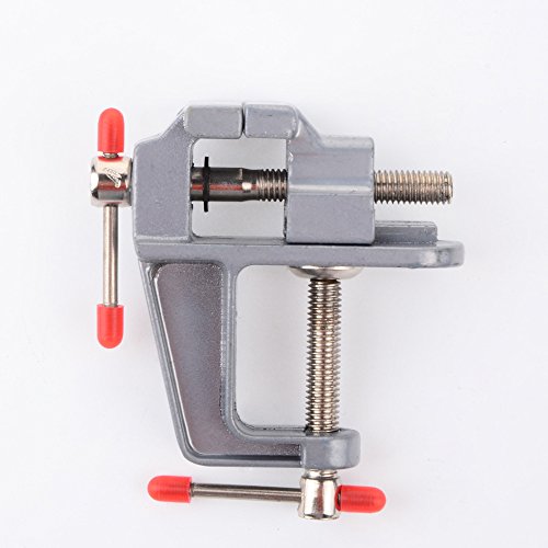 Sourcemall Mini Bench Vise Small Table Clamp Hobby Craft Repair Tool (Clamping Range: 0-1.2inch) Sourcemall
