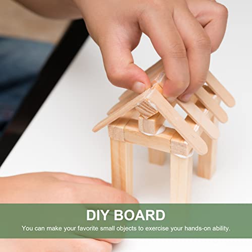 COHEALI 10 pcs Board Wood Rectangles for Crafts Unfinished DIY Wood Planks Craft Wood Planks Grilling Fish Plank Sign Making kit Wood Crafts COHEALI