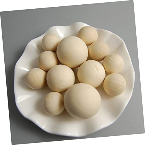 Lurrose 20 Pcs Unfinished Wood Spacer Beads Buddhist Beads Jewelry Making Round Spacer Wood Barrel Beads African Beads Jewelry Making Beads Lurrose