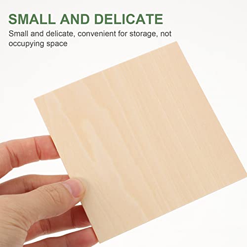 COHEALI 10 pcs Board Wood Rectangles for Crafts Unfinished DIY Wood Planks Craft Wood Planks Grilling Fish Plank Sign Making kit Wood Crafts COHEALI