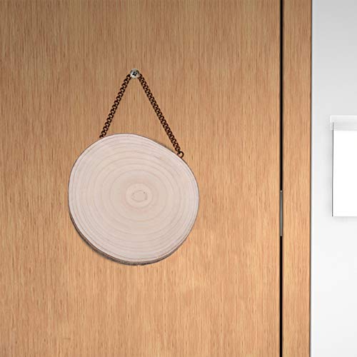 PartyKindom 2Pcs Wood Chips Wine Coaster Hand Decor Wooden Rustic Coasters Cups Place Mat Table Coasters for Drinks Round Wood Slices Tree Slab Tree PartyKindom