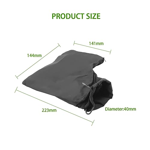 2Pcs Miter Saw Dust Bag, 255 Model Table Saw Dust Collection Bag with Adjustable Outlet, Dust Collector Bags for Miter Saw, Tank Belt Sander, Table RUIFUU
