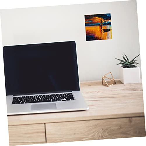 Tofficu 5pcs Blank Wooden Picture Frame Personalized Photo Frame Unfinished Wood Boards Unfinished Wood Canvas Painting Canvas Square Frame Clay Tofficu