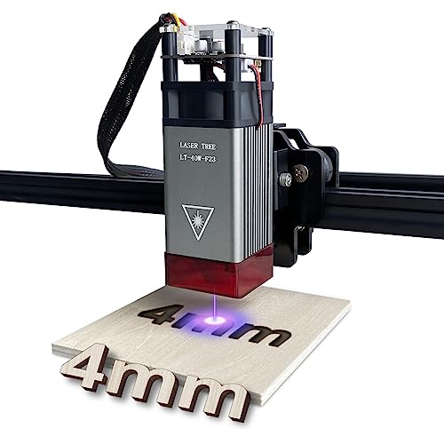 LASER TREE 40W(5W Output Optical Power) Laser Engraving Module, 450nm Laser Head for CNC Laser Engraver/Laser Cutter Machine, DIY Laser Engraving LASER TREE