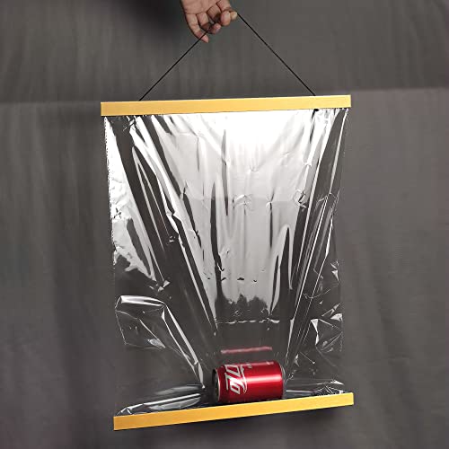 Bluesun 12 inch Magnetic Poster Hanger Frame, 12x16 12x18 12x24 Magnet Canvas Artwork Print Dowel Poster Hangers Frames Hanging Kit(12 inch, Gold) Bluesun