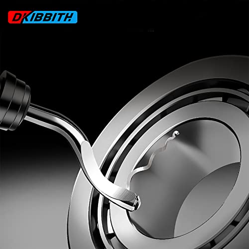 Deburring Tool Set 11 Pieces of High Speed Steel Rotary Burr Removal Blades, Ideal for Deburring Tool,1 Black Handle DKIBBITH