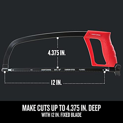 CRAFTSMAN Hand Saw, 12-Inch Hacksaw (CMHT20138) Craftsman