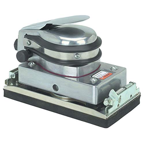 Jitterbug Random Orbital Air Palm Sander, 8", Industrial Duty, Pneumatic Finish Sander Tool, 8,000 RPM EMAX