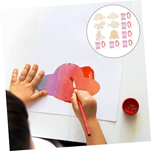 DIY Wooden Wind Chime Whale Gifts Mermaid Gifts Childrens Tylonal Craft Wind Chimes Unfinished Wind Chimes Wind Chime Kit DIY Wind Bells DIY Craft Toyvian