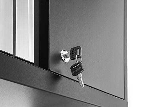 NewAge Products Garage Storage Cabinets Bold Series Gray Include Multi Use lockers, Rolling Tool, Base & Wall Cabinets with Lockable Doors, LED NewAge Products Inc.