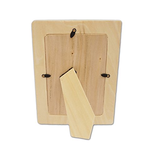 LWR CRAFTS Wooden DIY Photo Frame 4" x 6" Pack of 2 LWR CRAFTS