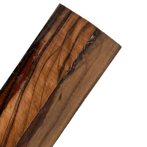 Exotic Wood Zone's Macassar Ebony/Striped Ebony 1-1/2" x 1-1/2" x 18" Turning Blanks | Wood Lathe Square Blocks Exotic Wood Zone
