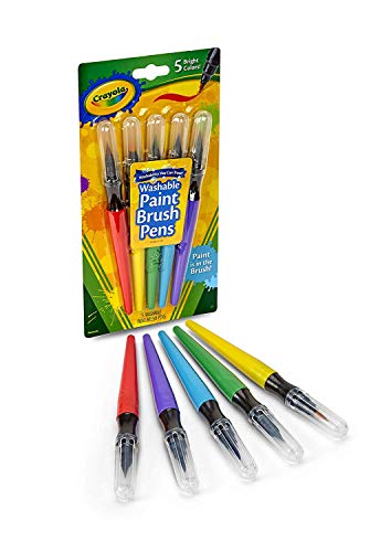 Crayola Washable Paint Brush Pens - 5 Count (2-Pack) Crayola