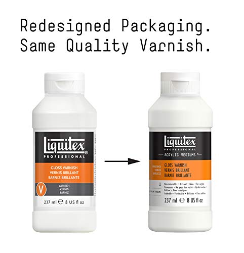 Liquitex Professional Gloss Varnish, 237ml (8-oz) Liquitex