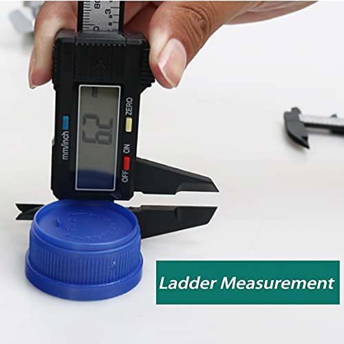 Digital Calipers,Electronic Digital Calipers,YKLSXKC LCD Screen displays 0-6"Caliper Measuring Tool,inch and Millimeter Conversion, Suitable for YKLSXKC