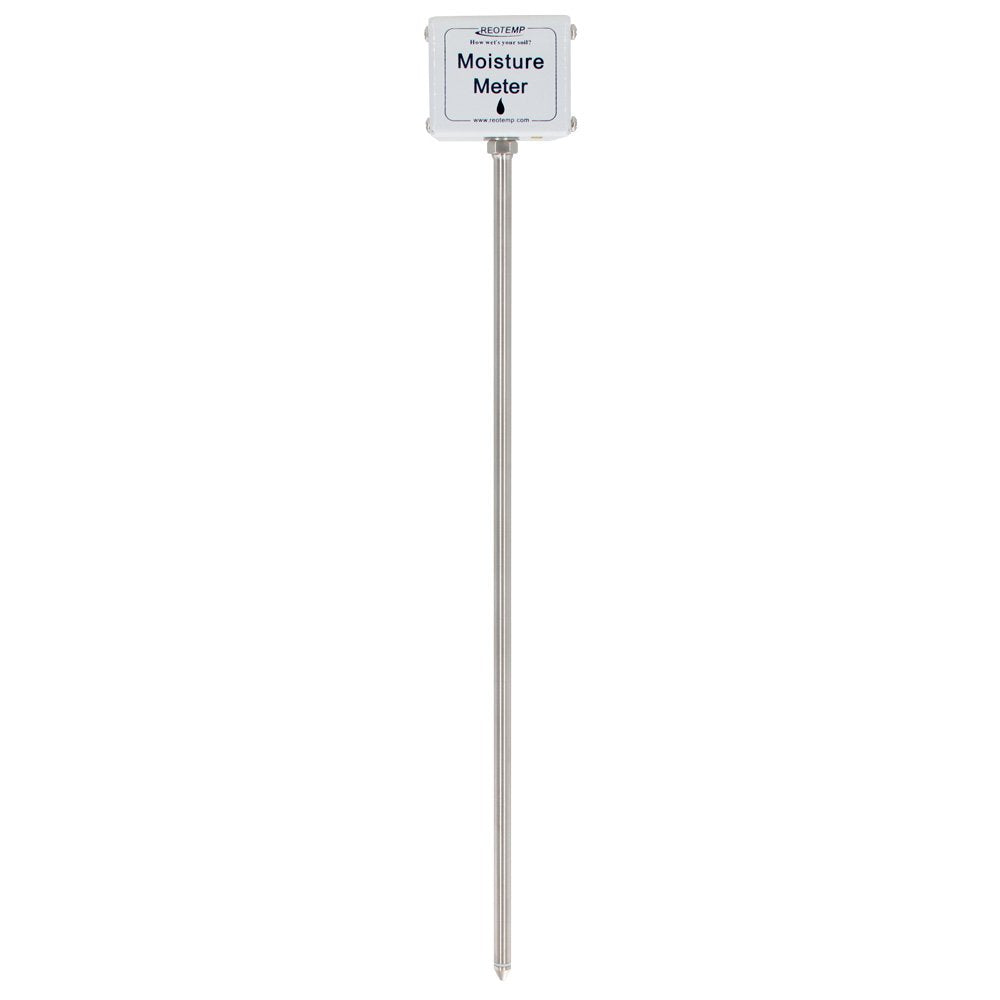 REOTEMP 15 Inch Garden and Compost Moisture Meter, Garden Tool Ideal for Soil, Plant, Farm and Lawn Moisture Testing REOTEMP