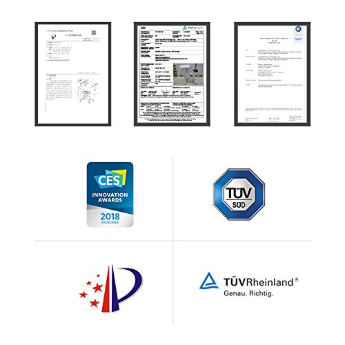 FLEXISPOT Computer Workstation Standing Desk Exercise Bike Home Office Furniture Desk -Deskcise pro(Black) FLEXISPOT