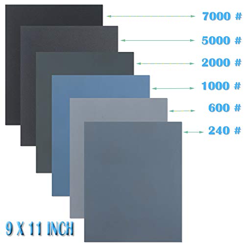 15 Pieces Resin Casting Tools Set - Include Sand Papers, Polishing Blocks, Polishing Cloth, Round File, Semicircular File, Flat File and Scissors for Sakolla