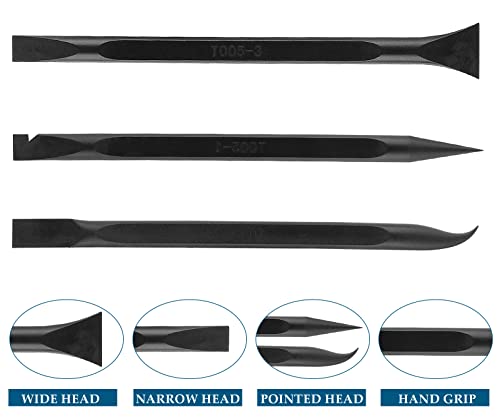 6 Pieces Non-Scratch Plastic Scraper Tool, Carbon Fiber Plastic Cleaning Scraper Tool Stiff Multipurpose Label Scraper for Remove Stickers, Oil Litoexpe