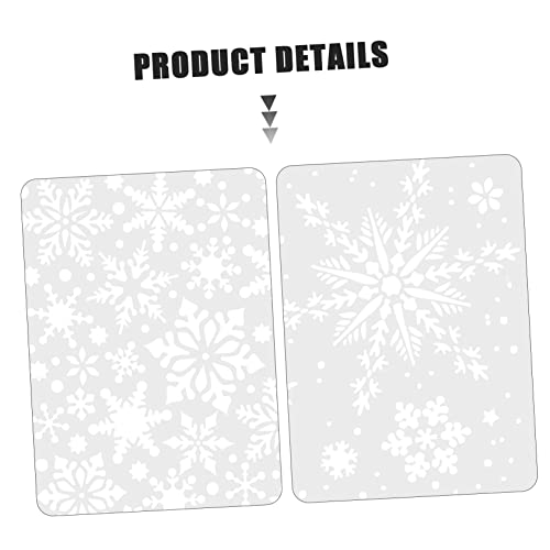 VILLCASE 4pcs Painting Template Wall Door Painting Stencil Wood Burning Stencils Cookie Stencils Christmas Stencils for Painting Kids Decor Stencils VILLCASE