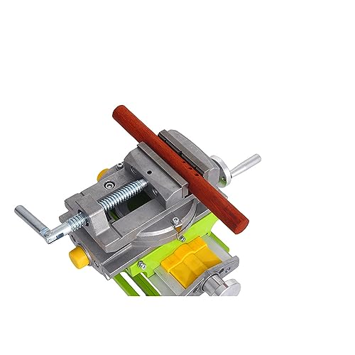 BACHIN Rotary Table 90 ° 3" Cross Slide Drill Press Vise Horizontal Precision Milling Drilling Machine Vernier Reading Milling Drilling Boring BACHIN