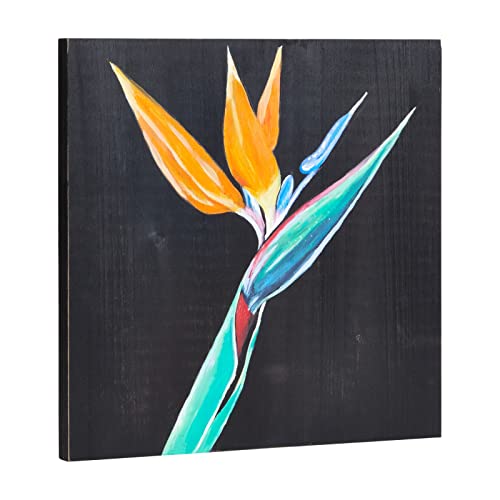 3-Pack Unfinished Wooden Panel Boards, 12x12-Inch Wood Plaque with Brass Sawtooth Picture Wall Hangers and Screws for Paintings, Custom Signs, Menu Bright Creations