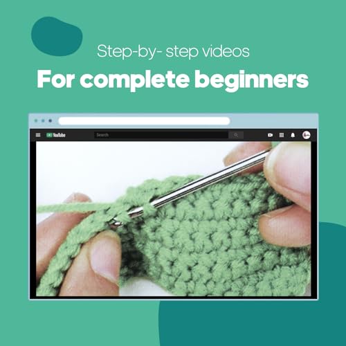 LIFEYJ Crochet Kit for Beginners,Beginner Crochet Kit for Adults Kids,Gifts for 5 6 7 8 9 10 Year Old Girl,Girls Toys Age 6-8,Teen Gift Birthday LIFEYJ