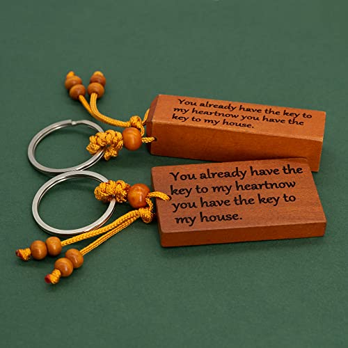 TFoRibbon Wood Engraving Blanks Keychains Blank Wooden Key Tag 20 Pack (Square Column),TFoRibbon00052 TFoRibbon