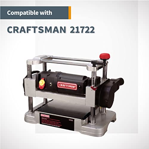 POWERTEC 12 Inch Planer Blades for Craftsman 21722, 21780, Harbor Freight Central Machinery Surface Planer 95082 Planer, Replacement for Craftsman POWERTEC