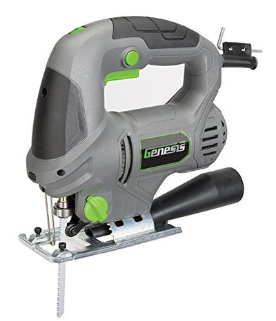 Genesis GJS500 5-Amp Variable-Speed Orbital Jigsaw with Blades