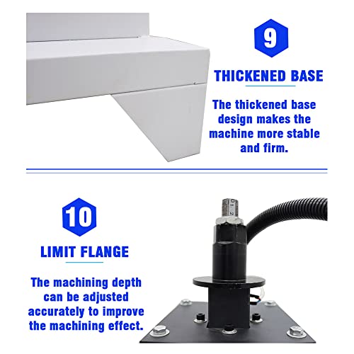 LGXEnzhuo 110V Pneumatic Hinge Boring Insertion Machine Single Head Hinge Drill Hinge Drilling Machine for Drilling Wardrobe Door Kitchen Cabinet LGXEnzhuo