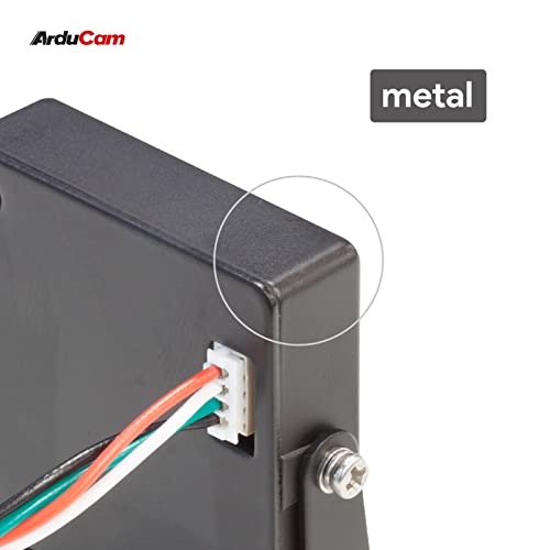 Arducam 8MP IMX179 Lightburn Camera, Autofocus USB Camera Module with Metal Case, Ultra HD Embedded USB Camera for Raspberry Pi, Windows, Linux, Arducam
